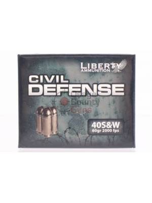 Liberty Ammunition Civil Defense .40 S&W 60gr HP