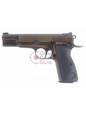 Nighthawk Custom / Browning Hi-Power 9mm – Bronze Battle Worn