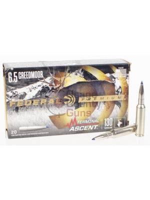 Federal Ammo Terminal Ascent, 6.5 Creedmoor, 130gr, 20rd