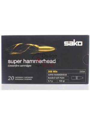Sako Hammerhead 150gr SP Bonded Core .308 Win – 20rds