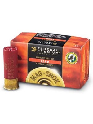 Federal Ammo Mag-Shok Turkey Load, 3-1/2″, 2oz, 4 Shot, 12ga