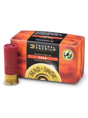Federal Ammo Mag-Shok Turkey Load, 3-1/2″, 2oz, 6 Shot, 12ga, 10rd