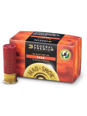 Federal Ammo Mag-Shok Turkey Load, 3″, 2oz, 4 Shot, 12ga