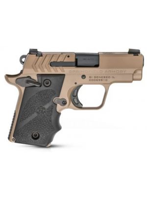 Springfield Armory 911 Desert FDE Pistol, .380 ACP, 2.7″ BBL, 6rd/7rd