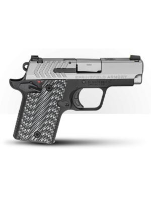 Springfield Armory 911 Stainless Pistol, 9mm, 3″ BBL, 6rd/7rd