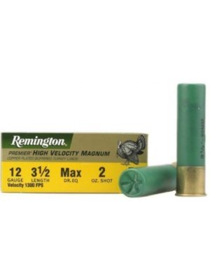 Remington Ammo High Velocity Magnum, 3-1/2″, 2oz, 5 Shot, 12ga, 10rd