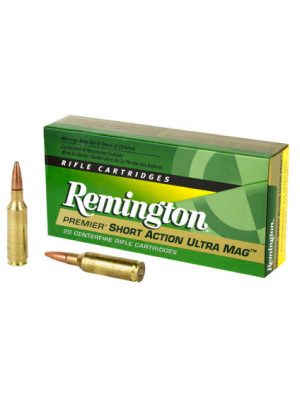 Remington Ammo Short Action Ultra Mag, 150gr, 7mm Rem Mag, 20rd