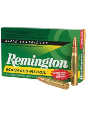 Remington Ammo Managed Recoil, 140gr, 7mm Rem Mag, 20rd