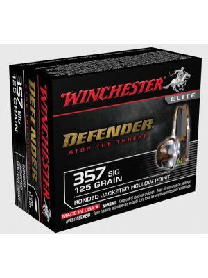 Winchester Ammo PDX1 Defender, 125gr, 375 Sig, 20rd