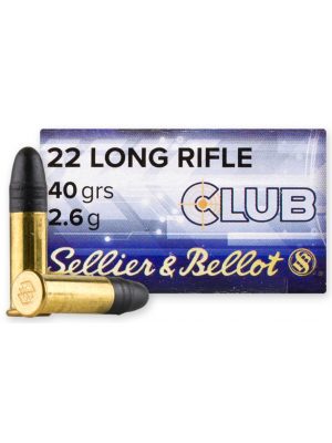 S&B SV Round Nose CBC Cartridge – .22LR – 50rd