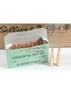 Sellier & Bellot .300 Blackout Subsonic 200gr – 1000 Rounds