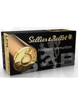 S&B .45 Long Colt, 250gr LFN, 50rd