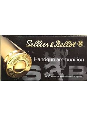 S&B .380 ACP FMJ 93gr Ammo – 50 Rounds