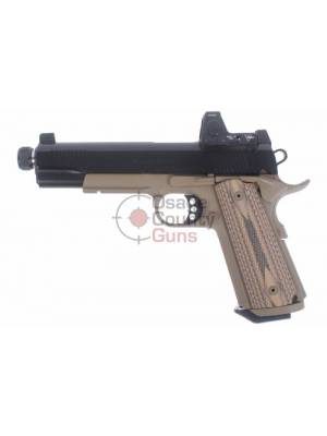 Ed Brown Special Forces III SR 5″ .45 ACP w/ Light Rail & Trijicon RMR – FDE