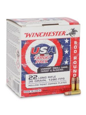 Winchester .22 LR, 36gr, 500rd