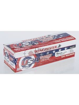 Winchester USA Target Value Pack – 9mm – 115gr – 100rd