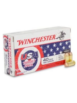 Winchester USA FMJ – .40 S&W – 180gr – 50rd