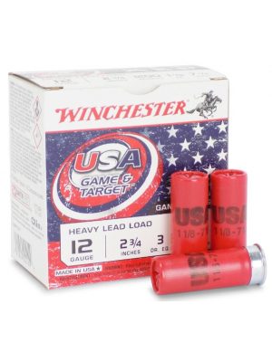 Winchester USA Game & Target – 12ga – 2-3/4″ – 1-1/8oz – 25rd