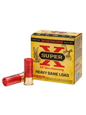 Winchester Super-X 100th Anniversary Heavy Game Load – 12ga – 2-3/4″ – 1-1/4oz – 6 Shot – 25rd
