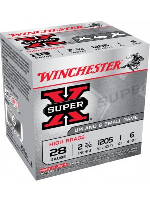 Winchester Super-X 28GA 2.75″ Upland & Small Game – 25rd