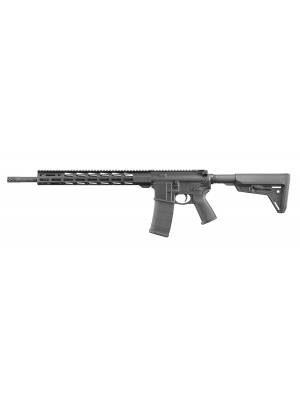 Ruger, AR-556, Multi-Purpose Rifle, Semi-automatic, 5.56NATO/223Rem, 18″ Barrel, Anodized Finish, MOE SL Collapsible Stock, 1-30Rd Magazine, Magpul MOE Grip, 15″ Free Floated Aluminum Handguard, Rifle Length Gas System