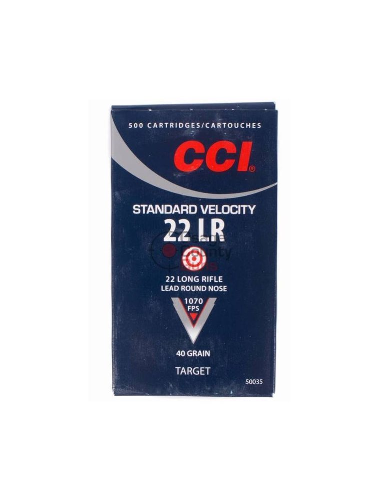 CCI .22LR 40gr Standard Velocity – 500 Rounds