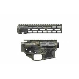 Aero Precision M4E1 Builder Set w/ 9″ ATLAS R-ONE M-LOK Handguard – Rhodesian Nights Camo