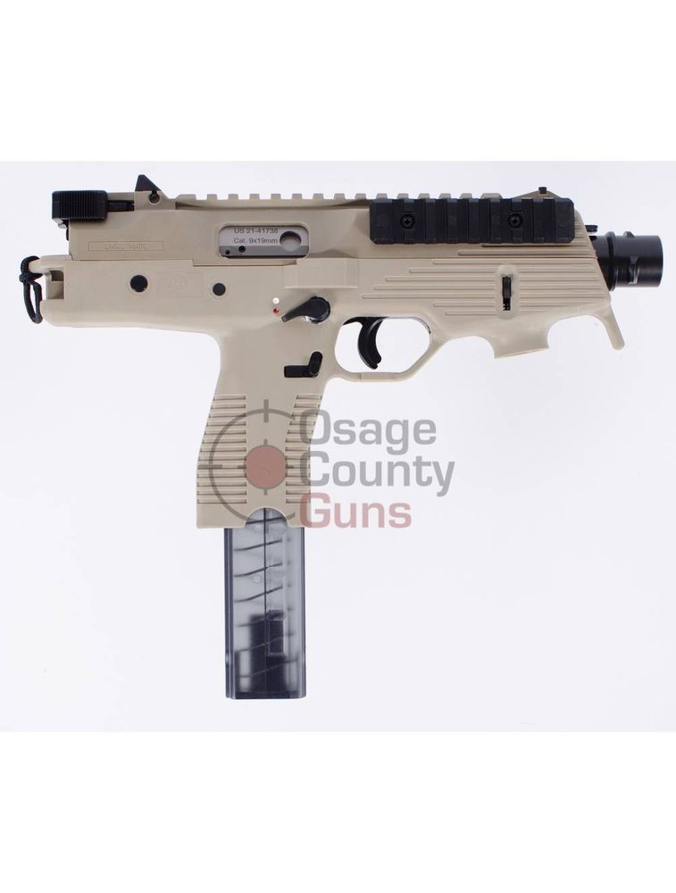B&T TP9-N Coyote Tan, 9mm, 5″ BBL, 30rd