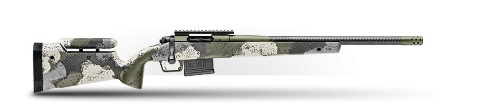 MODEL 2020 WAYPOINT RIFLE, ADJUSTABLE W/ CARBON FIBER BARREL .308|EVERGREEN CAMO (BAW920308CFGA)