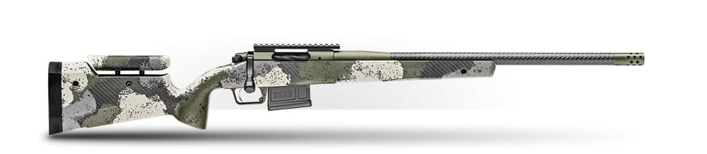 MODEL 2020 WAYPOINT RIFLE, ADJUSTABLE W/ CARBON FIBER BARREL 6.5 CM|EVERGREEN CAMO (BAW92265CMCFGA)