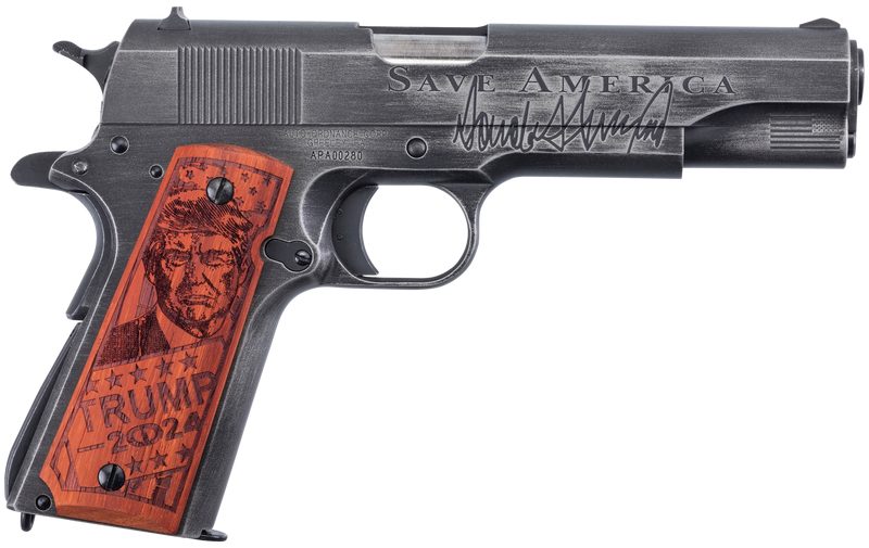 AUTO-ORDNANCE 1911 TRUMP SAVES AMERICA .45 ACP 5″ BARREL 7-ROUNDS