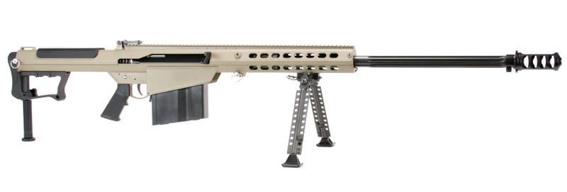 BARRETT M107A1-S FLAT DARK EARTH .50 BMG 29″ BARREL 10-ROUNDS STEEL RECEIVER