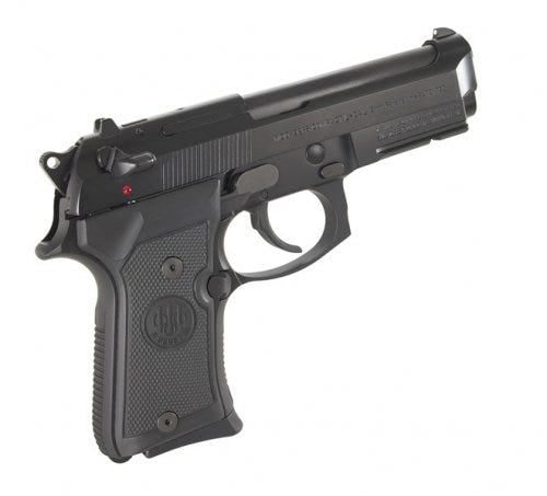 BERETTA LE 92FS COMPACT W/RAIL 9MM 4.25″ BARREL 13 RDS TRIJICON SIGHTS LE