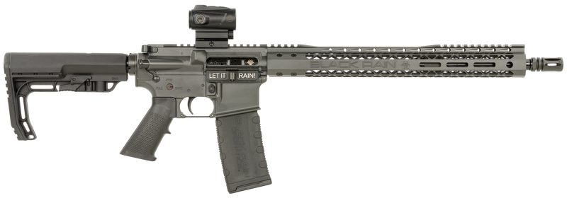 BLACK RAIN ORDNANCE SPEC15 BILLET SMOKE 5.56 16″ BARREL 30-ROUNDS W/ BURRIS FASTFIRE