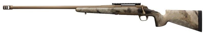 BROWNING X-BOLT HELLS CANYON LONG RANGE BURNT BRONZE CERAKOTE / A-TACS AU .28 NOSLER 26″ BARREL 3-ROUNDS LH