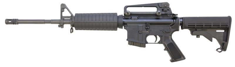 BUSHMASTER M4 PATROLMAN 5.56 NATO 16″ BARREL 30-ROUNDS CARRY HANDLE CA COMPIANT