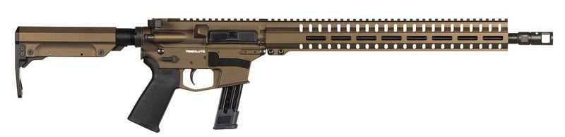 CMMG RESOLUTE 300 MK17 MIDNIGHT BRONZE 9MM 16.1″ BARREL 21-ROUNDS