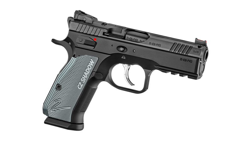 CZ SHADOW 2 COMPACT BLACK / GREY 9MM 4″ BARREL 15-ROUNDS OPTICS READY