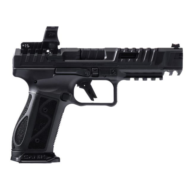 CANIK SFX RIVAL-S DARKSIDE 9MM 5″ BARREL 18-ROUNDS W/ MECANIK MO2 OPTIC