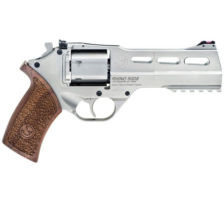 CHIAPPA FIREARMS RHINO 50DS CHROME .357 MAG 5″ BARREL 6-ROUNDS
