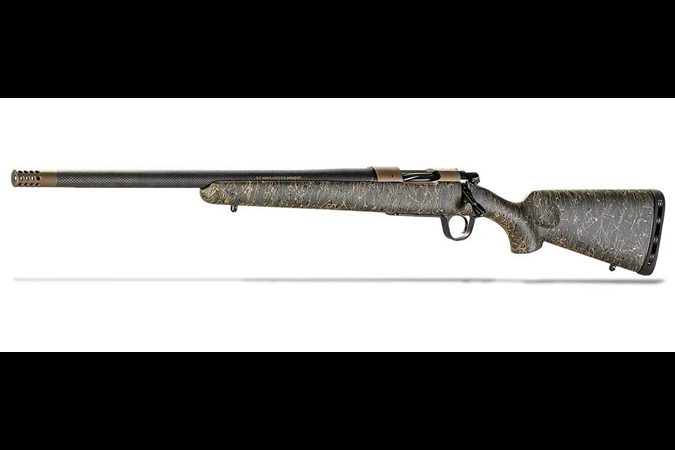 CHRISTENSEN ARMS RIDGELINE GREEN / BLACK / BURNT BRONZE 6.5 PRC 24″ BARREL 4-ROUNDS LEFT-HANDED
