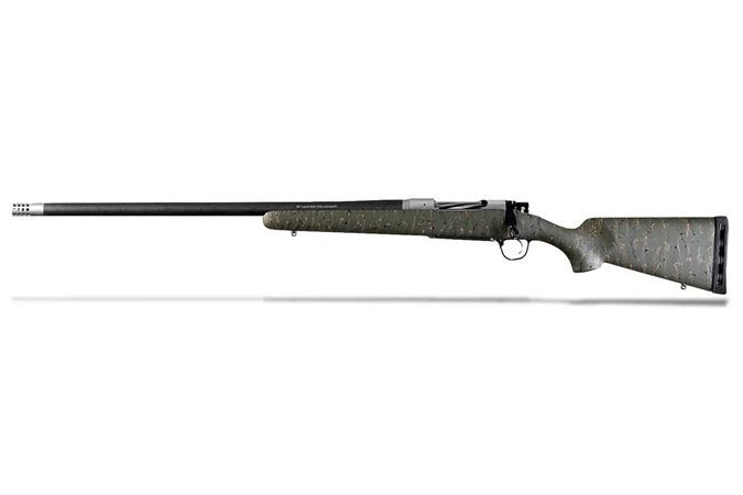 CHRISTENSEN ARMS RIDGELINE GREEN / BLACK / STAINLESS 7MM REM MAG 26″ BARREL 3-ROUNDS LEFT-HANDED