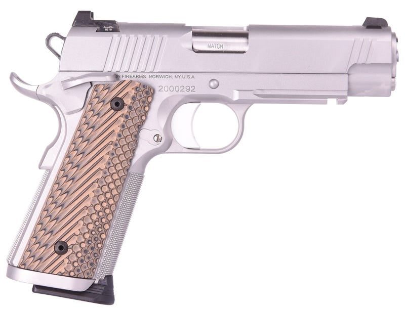 DAN WESSON SPECIALIST COMMANDER STAINLESS .45 ACP 4.25″ BARREL 8-ROUNDS NIGHT SIGHTS