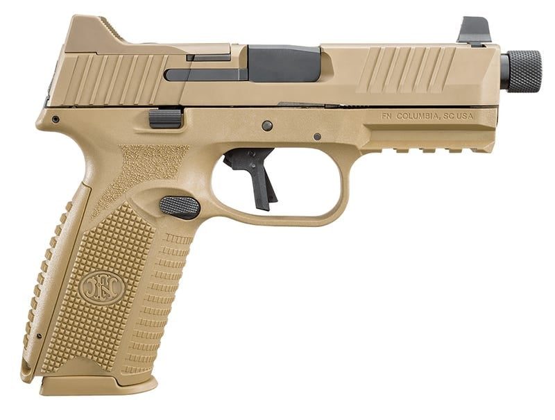 FN 509 TACTICAL FLAT DARK EARTH 9MM 4.5″ BARREL 24-ROUNDS 5 MAG BUNDLE