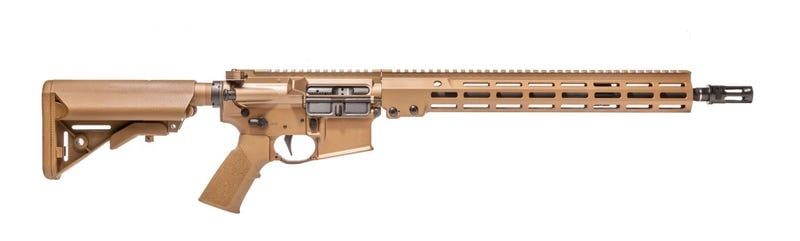 GEISSELE AUTOMATICS SUPER DUTY DESERT DIRT 5.56 16″ BARREL SEMI-AUTOMATIC B5 ENHANCED SOPMOD STOCK GEISSELE RIFLE GRIP