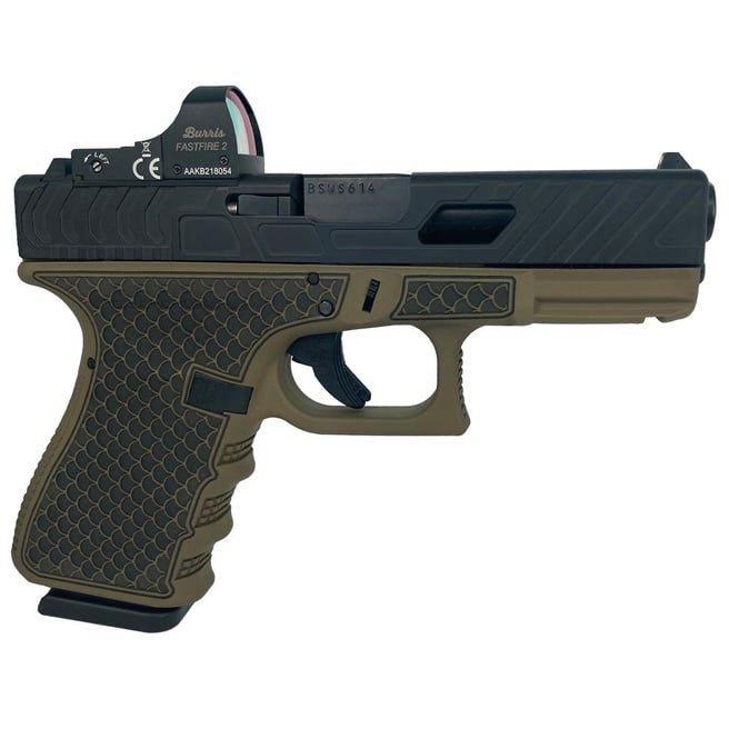 GLOCK G19 GEN3 FLAT DARK EARTH 9MM 4.02″ BARREL 15-ROUNDS BURRIS FAST FIRE II RED DOT