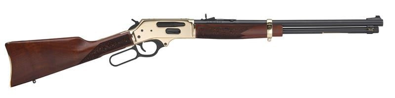 HENRY REPEATING ARMS SIDE GATE WALNUT / BRASS .360 BUCKHAMMER 20″ BARREL 5-ROUNDS