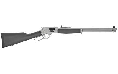 HENRY REPEATING ARMS BIG BOY ALL WEATHER SIDE GATE SILVER .45 LC 20″ BARREL 10-ROUNDS ADJUSTABLE SIGHTS