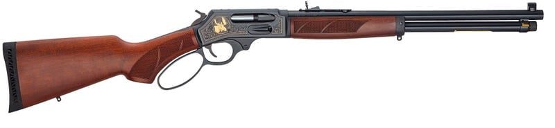 HENRY REPEATING ARMS SIDE GATE WILDLIFE WALNUT .45-70 18.43″ BARREL 4-ROUNDS