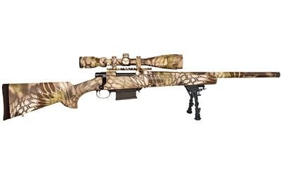 HOWA MINI ACTION FULL CAMO BOLT ACTION RIFLE 7.62X39 20″ THREADED BARREL 5 ROUNDS KRYPTEK HIGHLANDER INCLUDES GAMEPRO 4-16X44 SCOPE